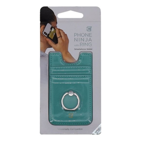 Phone Ninja with Ring - Smart Wallet - Green - Picture 1 of 4
